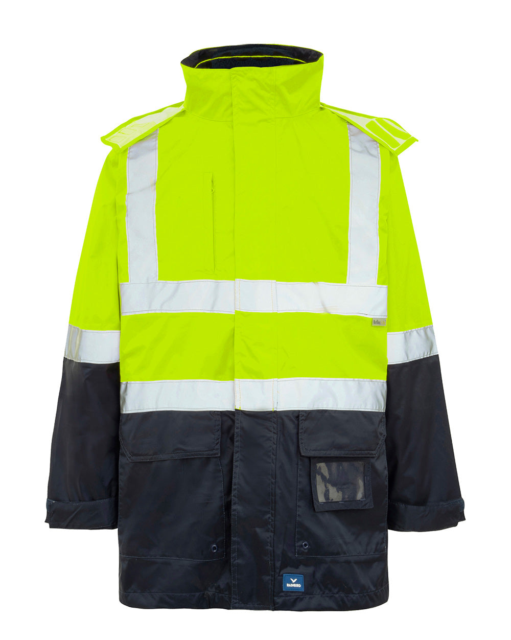 Healy 4-in-1 Jacket & Vest in Fluoro Orange & Navy | 47146