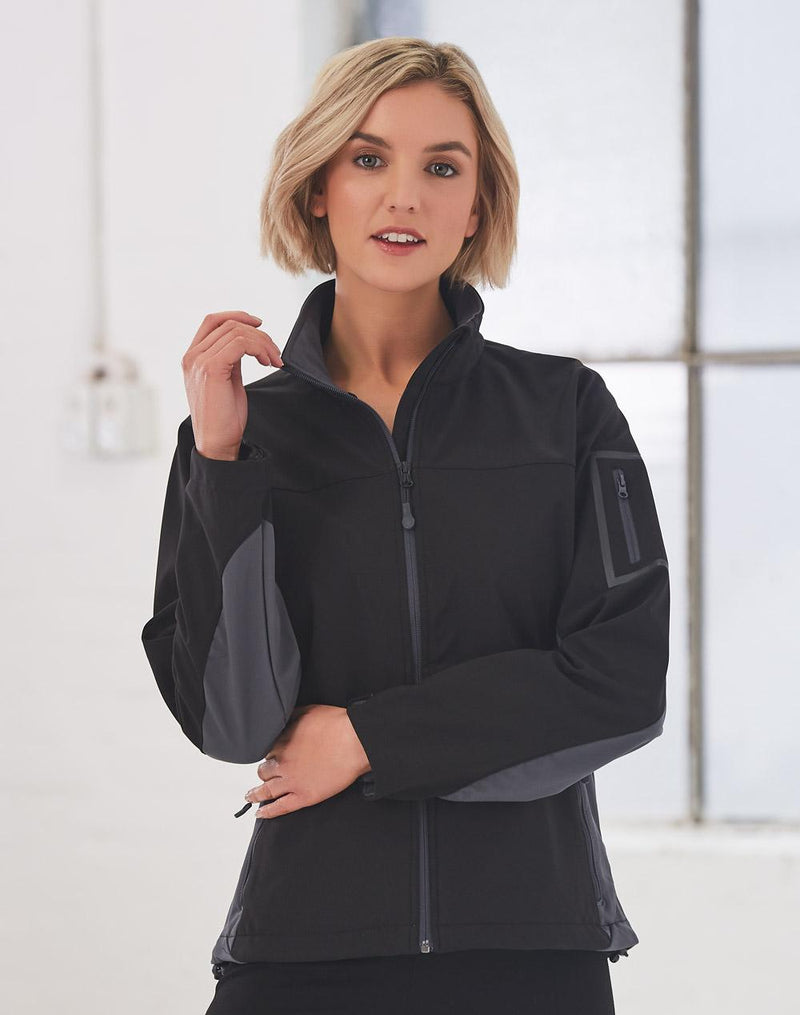 Ladies' Contrast Softshell Jacket | JK32