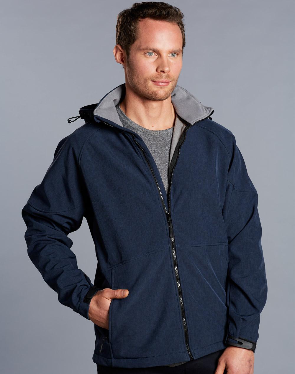 Men's Softshell Full Zip Hoodie | JK33