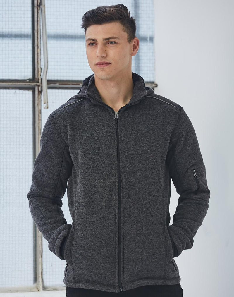 Men's Heather Bonded Fleece Jacket | JK41