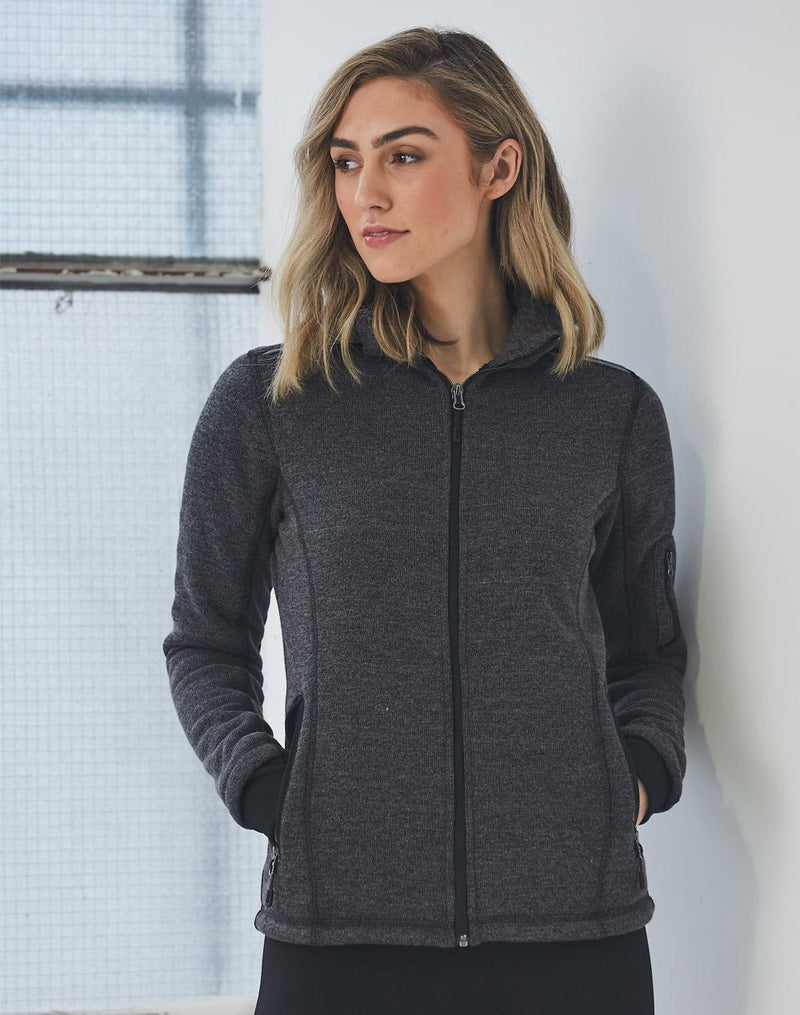 Ladies' Heather Bonded Fleece Jacket | JK42