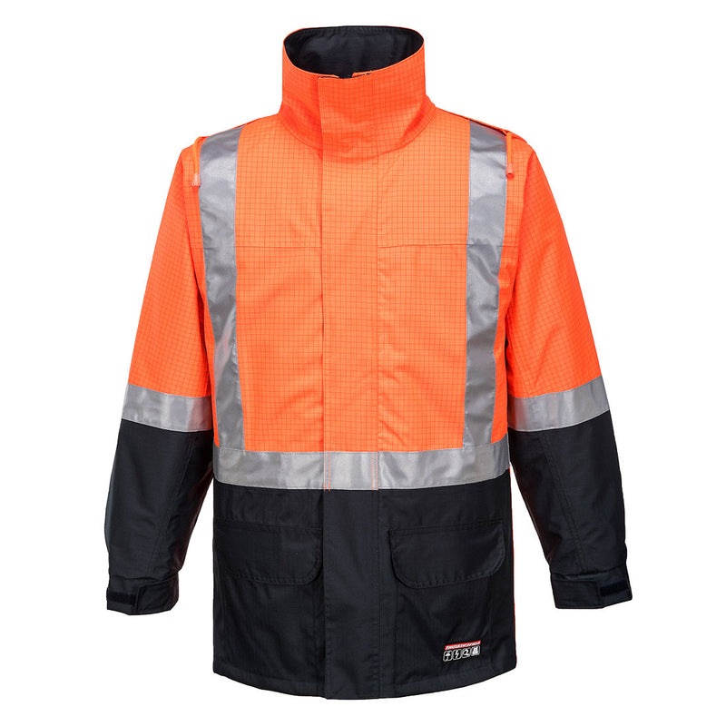 Huski Amp Hi-Vis Contrast Rain Jacket | K8005