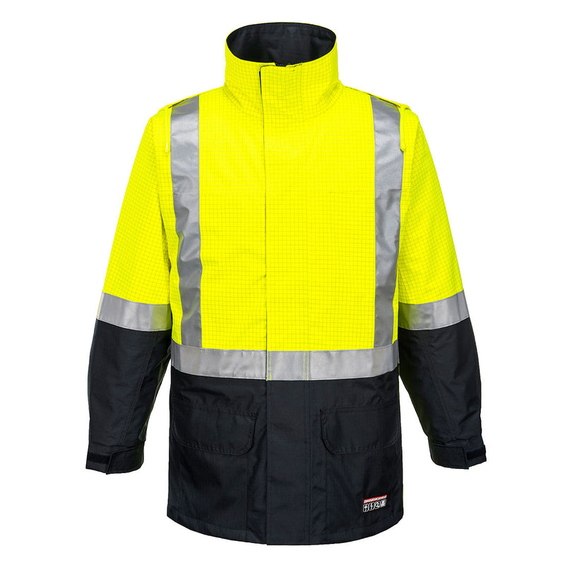 Huski Amp Hi-Vis Contrast Rain Jacket | K8005