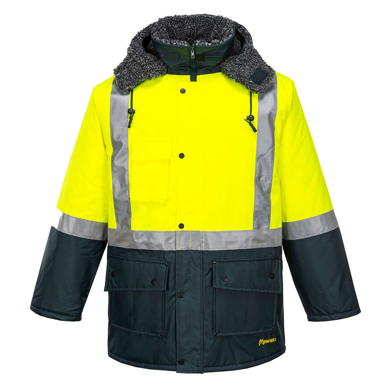 Huski Hi-Vis Contrast Freezer Jacket | K8044