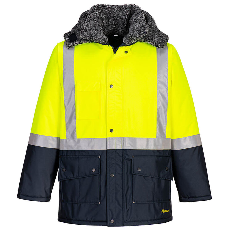 Huski Hi-Vis Contrast Freezer Jacket | K8044
