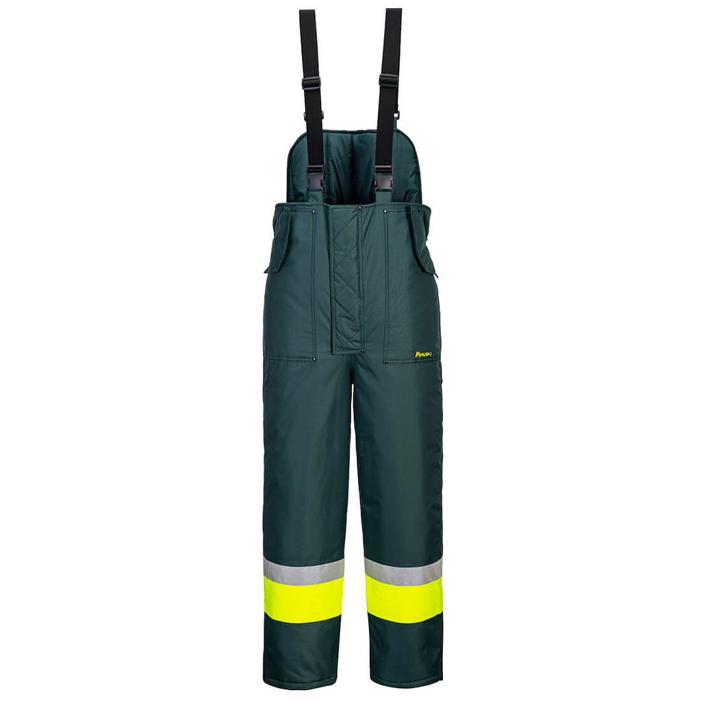 Huski Hi-Vis Contrast Freezer Bib and Brace  | K8046