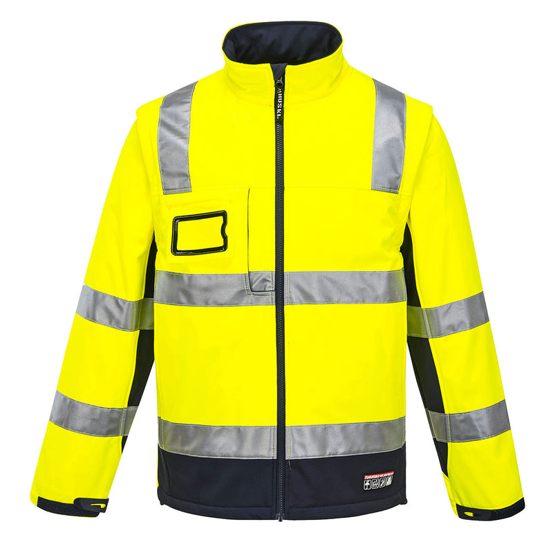 Huski Chassis Hi-Vis 2-in-1 Contrast Softshell 3L | K8074