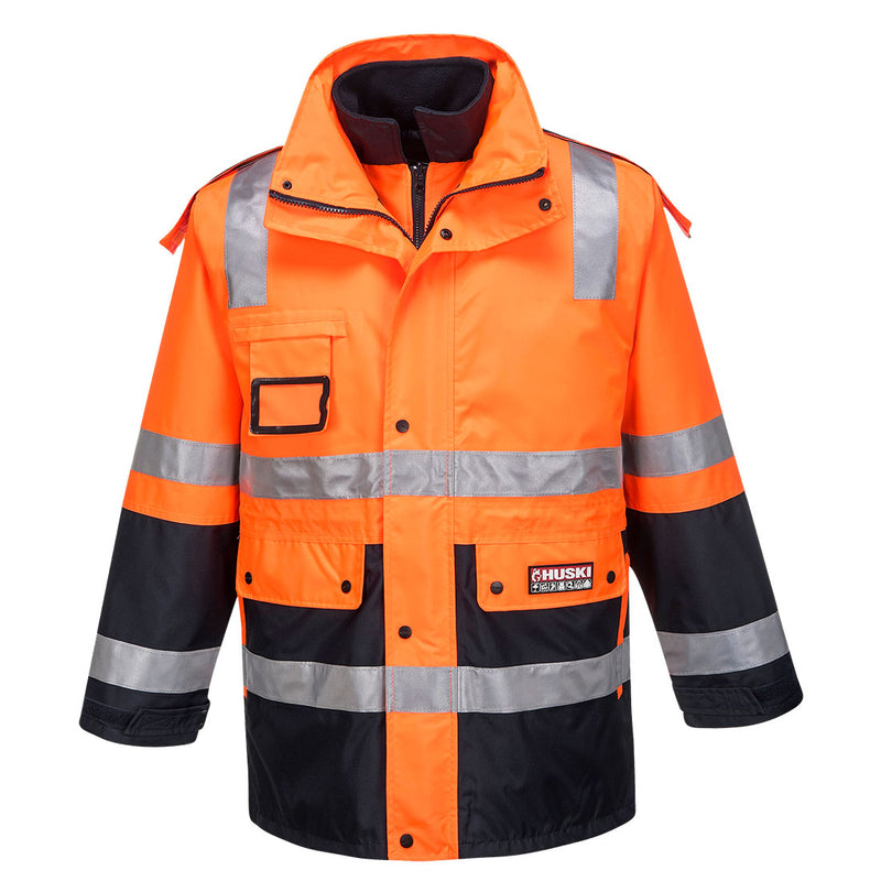 Huski Venture Hi-Vis 4-in-1 Contrast Jacket | K8106