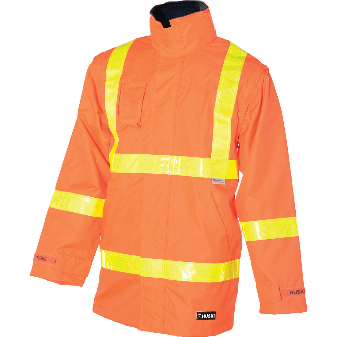 Huski Hi-Vis Roads 2-in-1 Rain Jacket  | K8155