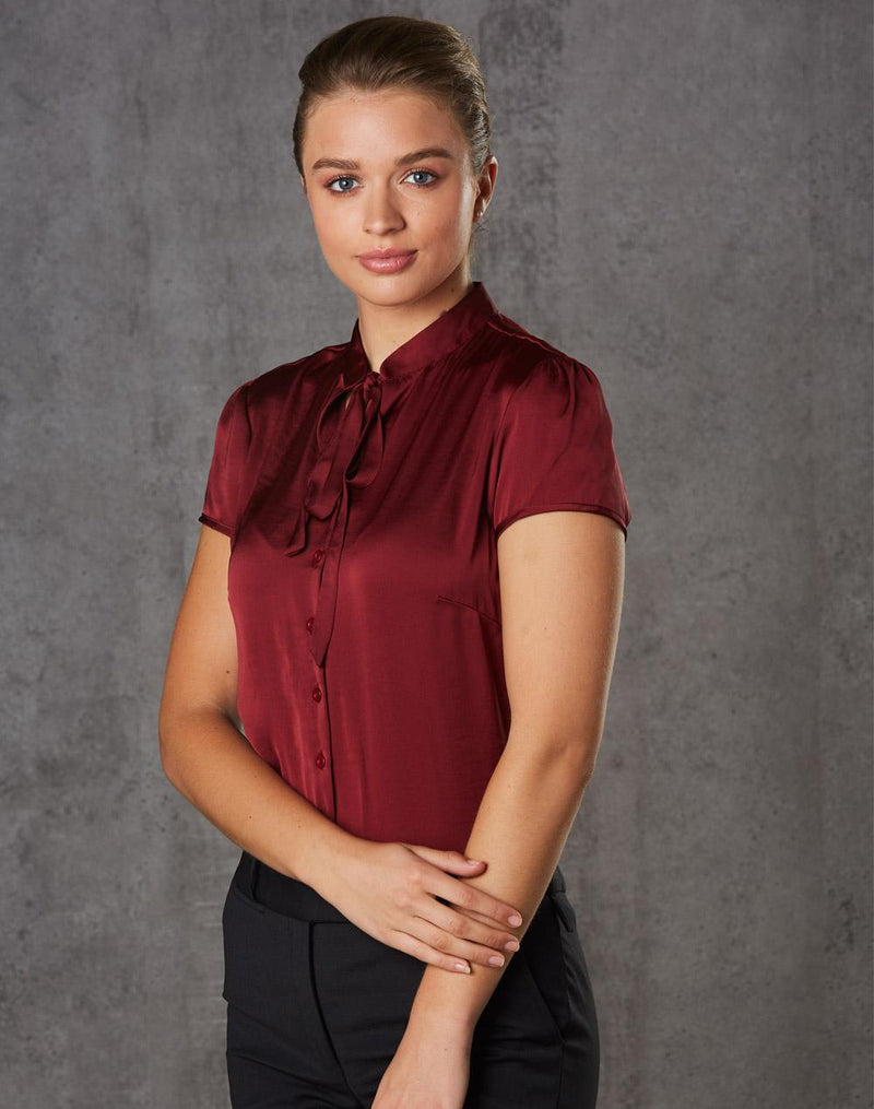 Women's Tie Neck Blouse | M8810
