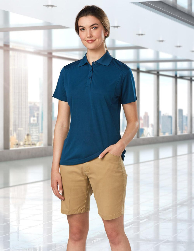 Ladies' Stretch Cotton Chino Shorts | M9391
