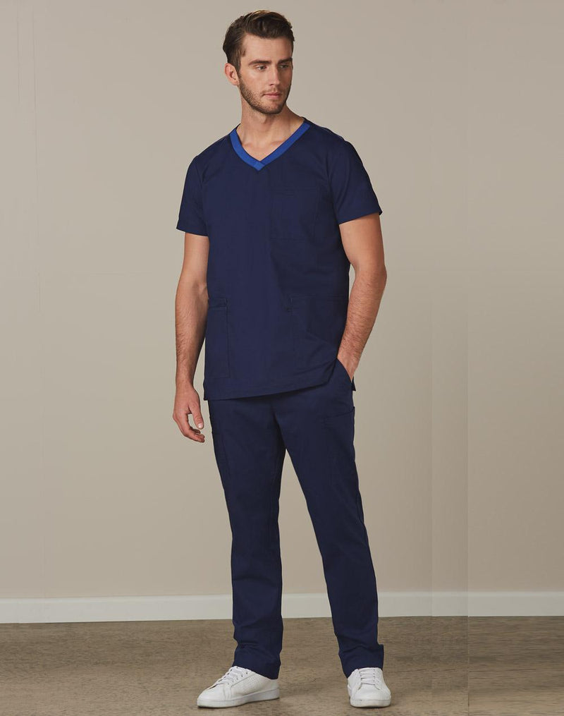 Men's Solid Colour Scrub Pants | M9710