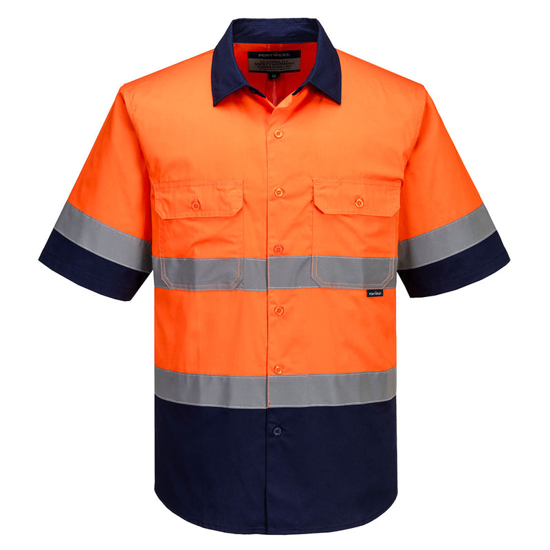 Industrial Hi-Vis Lightweight Contrast Shirt S/S | MA402