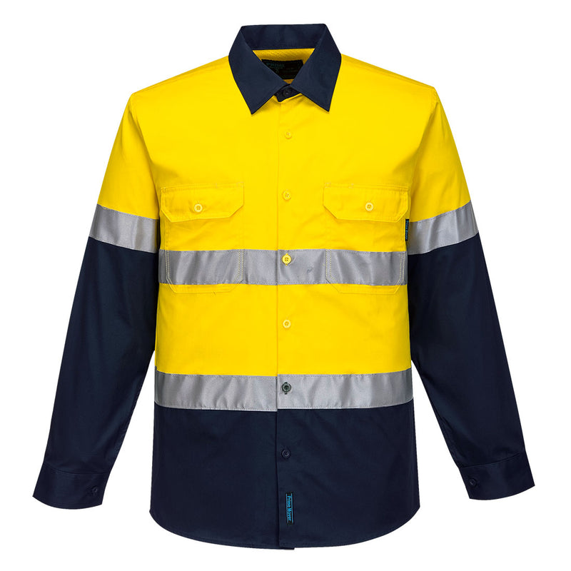 Hobart Hi-Vis Lightweight Contrast Shirt L/S  | MA801
