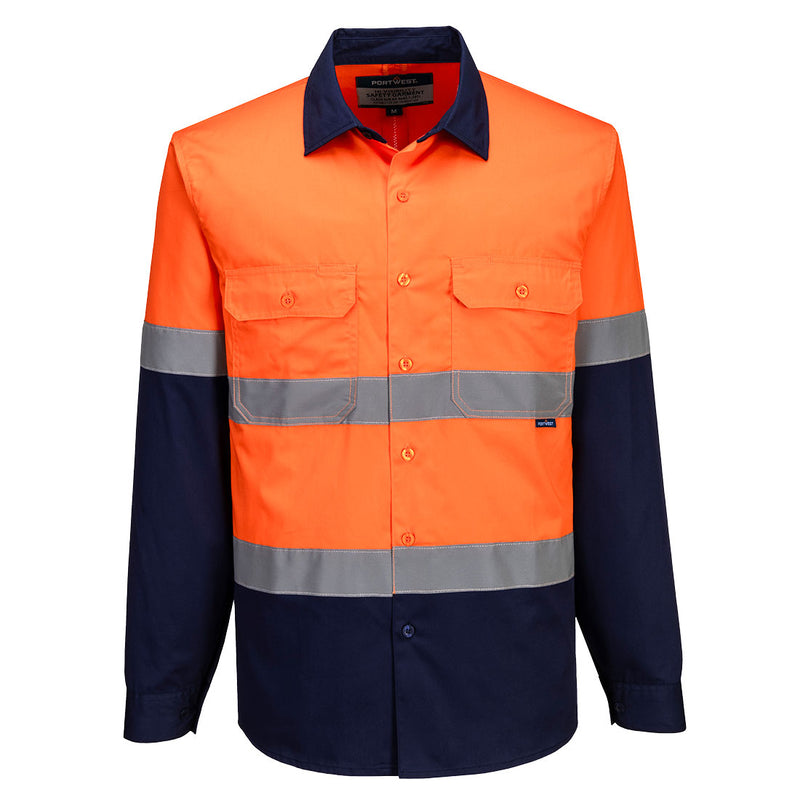 Industrial Hi-Vis Lightweight Contrast Shirt L/S | MA803