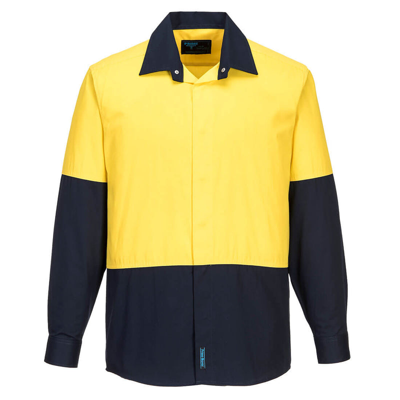 Westport Hi-Vis Lightweight Contrast Class D Shirt L/S  | MF150