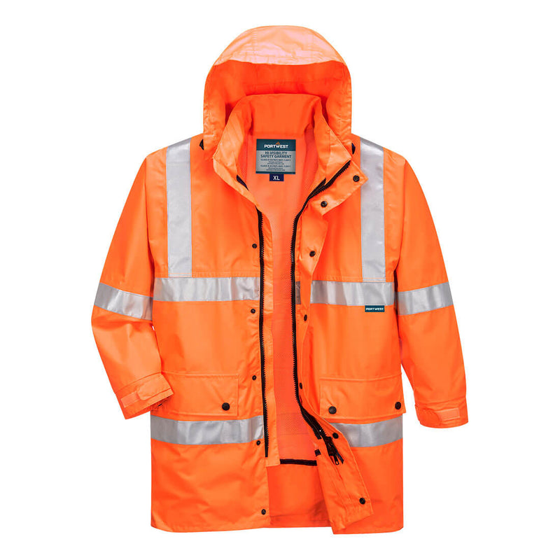 Argyle Hi-Vis Rain Traffic Jacket  | MF306