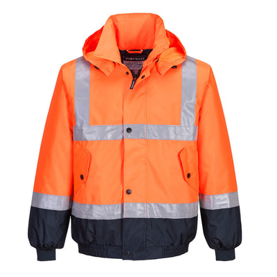 Hi-Vis Contrast Bomber Jacket