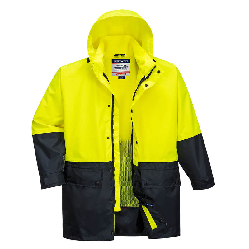 Kimberley Hi-Vis Contrast Class D Rain Traffic Jacket | MJ206