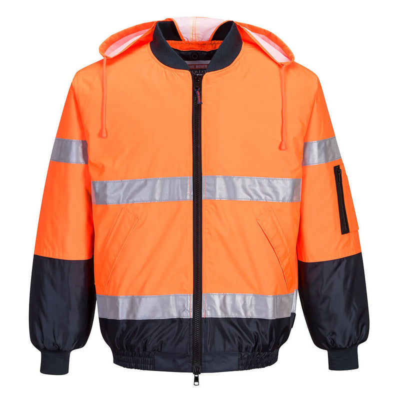 Hi-Vis Contrast Bomber Jacket  | MJ504