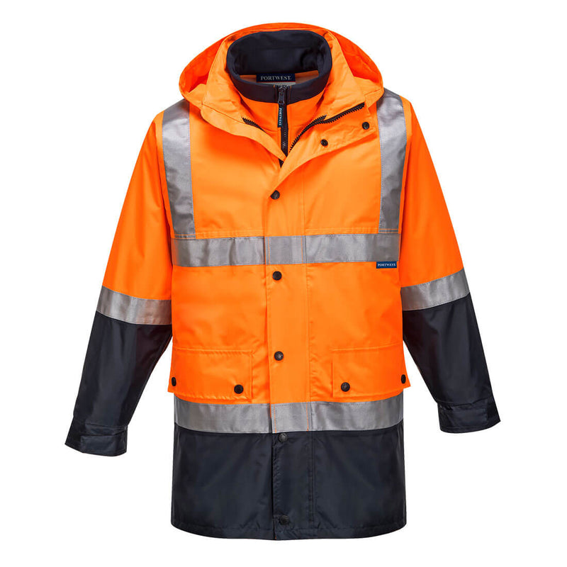 Eyre Hi-Vis 4-in-1 Contrast Jacket | MJ881