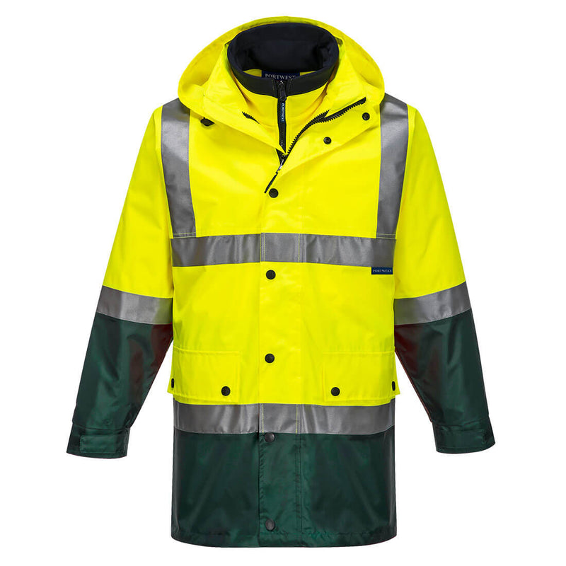 Eyre Hi-Vis 4-in-1 Contrast Jacket | MJ881