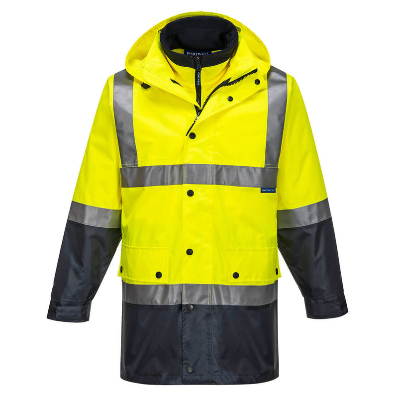 Eyre Hi-Vis 4-in-1 Contrast Jacket | MJ881