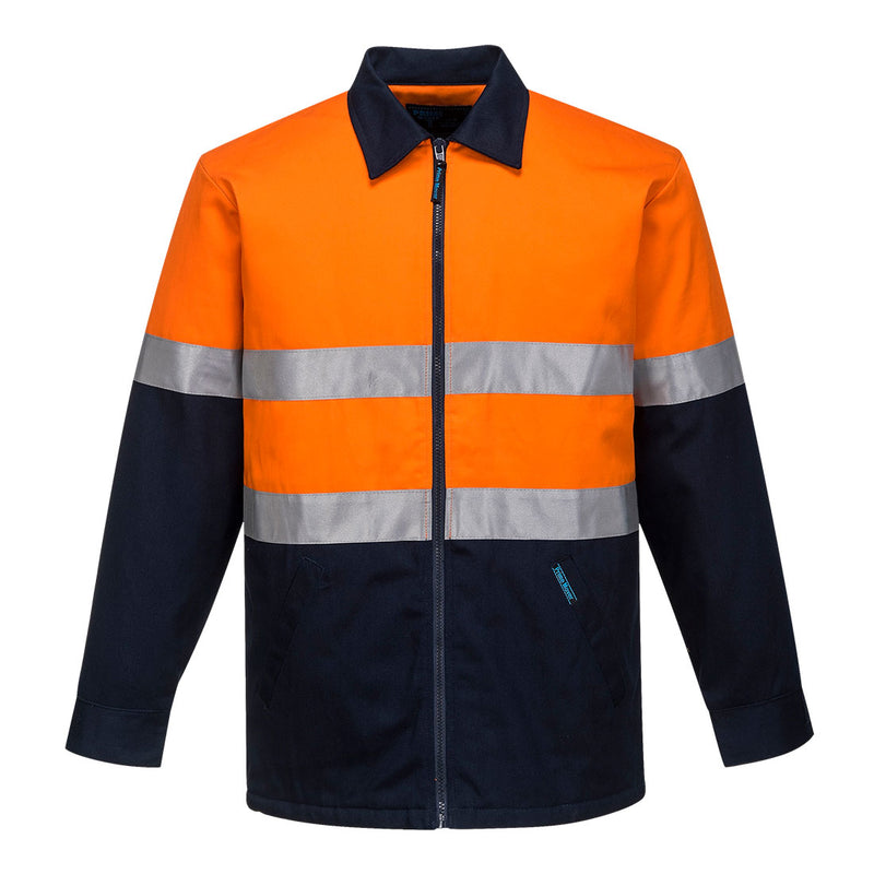 Hi-Vis Contrast Insulated Work Jacket  | MJ987