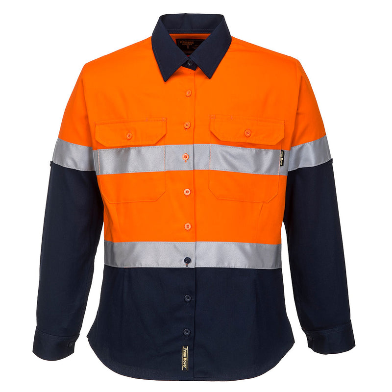 Hi-Vis Women's Contrast Shirt L/S | ML108