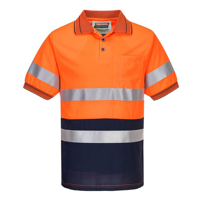 Hi-Vis Contrast Polo Shirt S/S