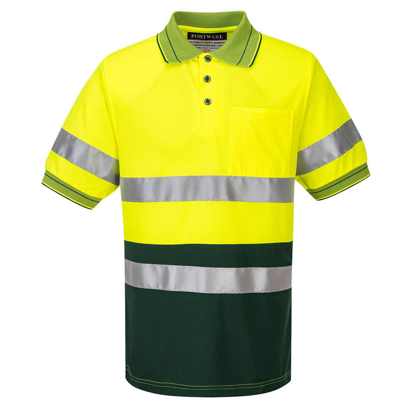 Hi-Vis Contrast Polo Shirt S/S  | MP510