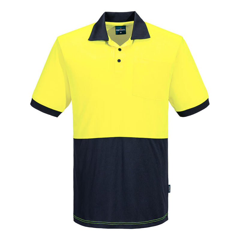 Hi Vis Class D Contrast Polo Shirt S/S | MP610