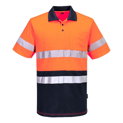 Hi-Vis Contrast Polo Shirt S/S