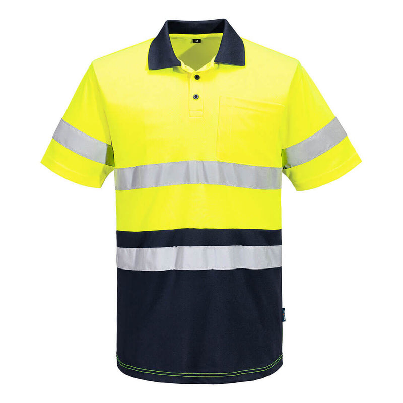 Hi-Vis Contrast Polo Shirt S/S | MP616