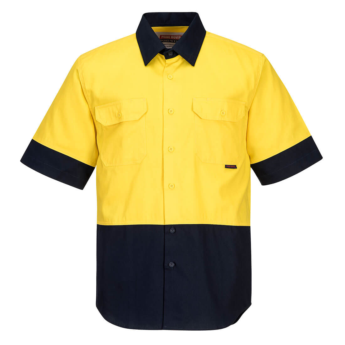 Hi-Vis Two Tone Regular Weight Short Sleeve Shirt | MS902