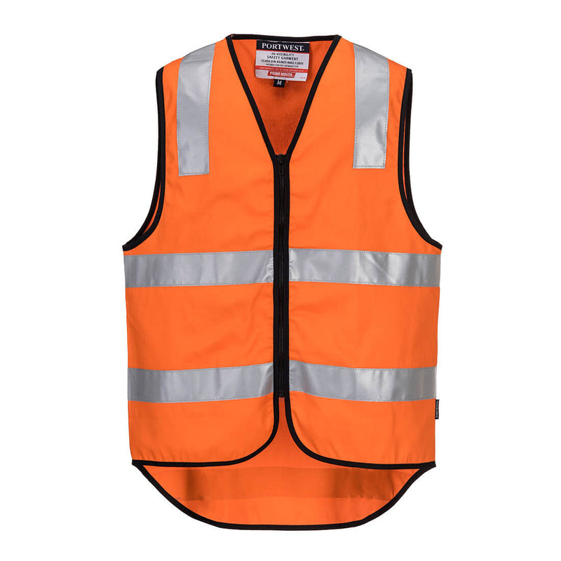 Hi-Vis Cotton Zipped Vest  | MW338