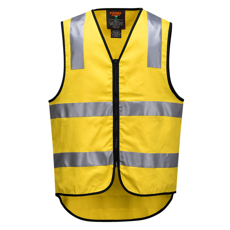 Hi-Vis Cotton Zipped Vest  | MW338