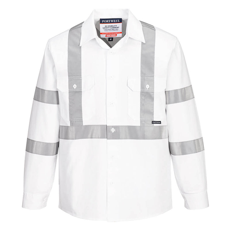 Hi-Vis X Back Class N Shirt L/S | MX303