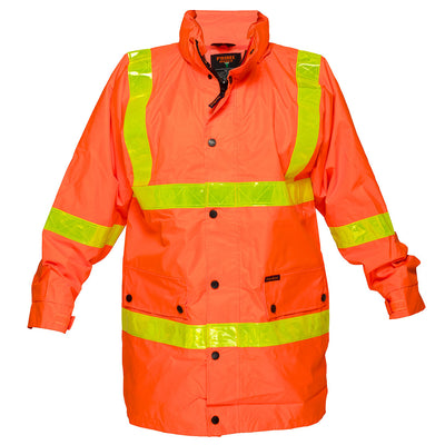 Squizzy Hi-Vis Roads Rain Traffic Jacket