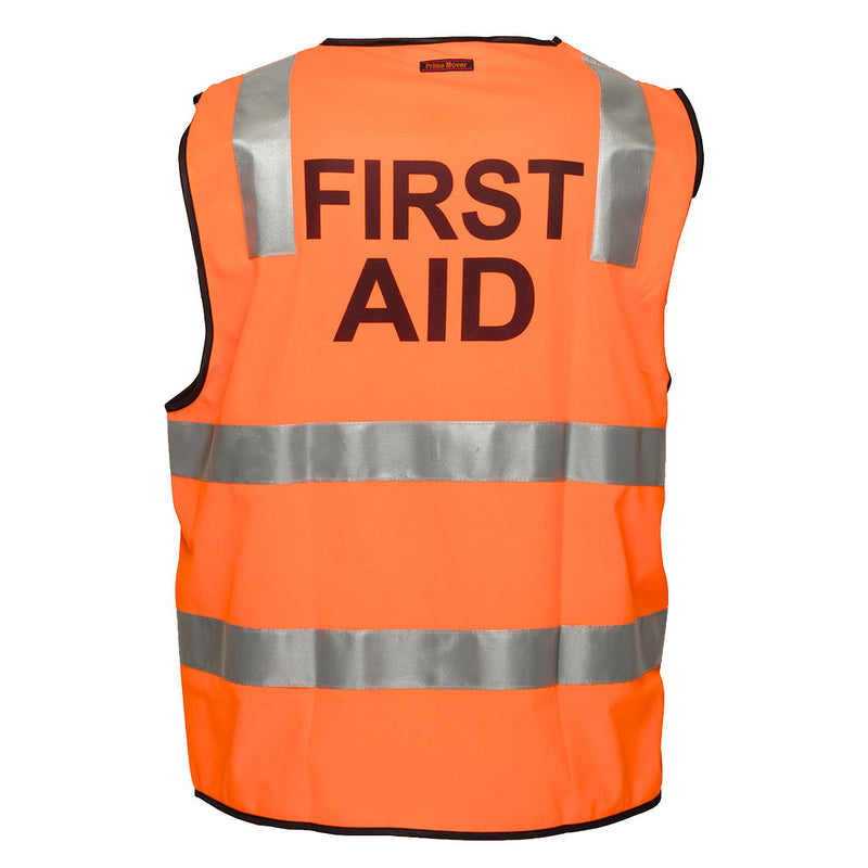 Hi-Vis Zipped First Aid Vest  | MZ103