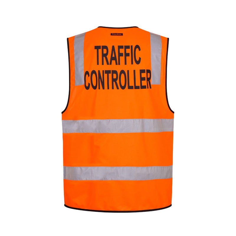 Hi-Vis Zipped Traffic Controller Vest  | MZ105