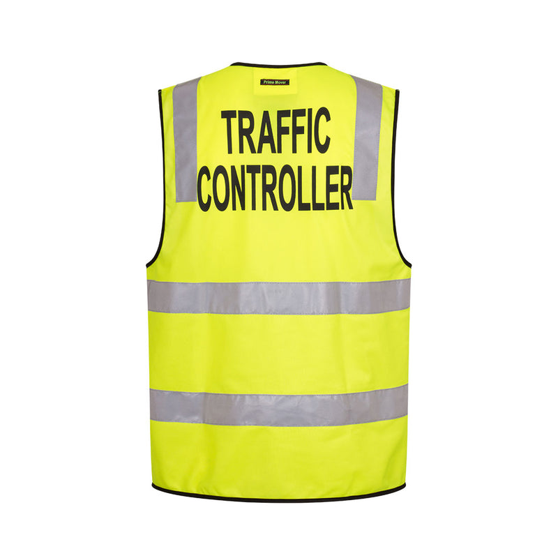 Hi-Vis Zipped Traffic Controller Vest  | MZ105