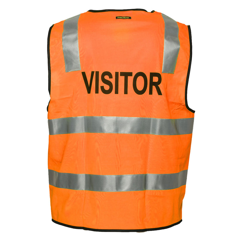 Hi-Vis Zipped Visitor Vest  | MZ106