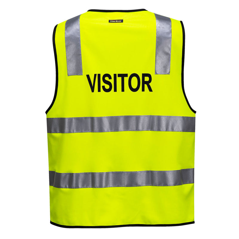 Hi-Vis Zipped Visitor Vest  | MZ106