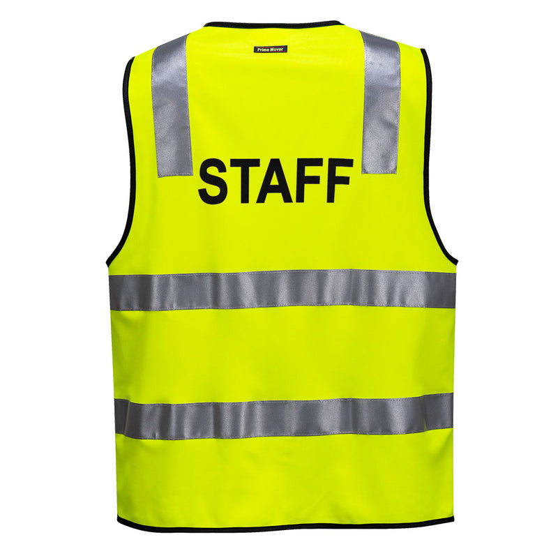 Hi-Vis Zipped Staff Vest  | MZ107