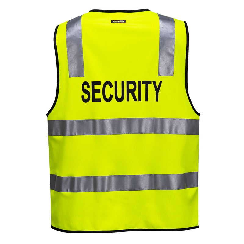 Hi-Vis Zipped Security Vest  | MZ108