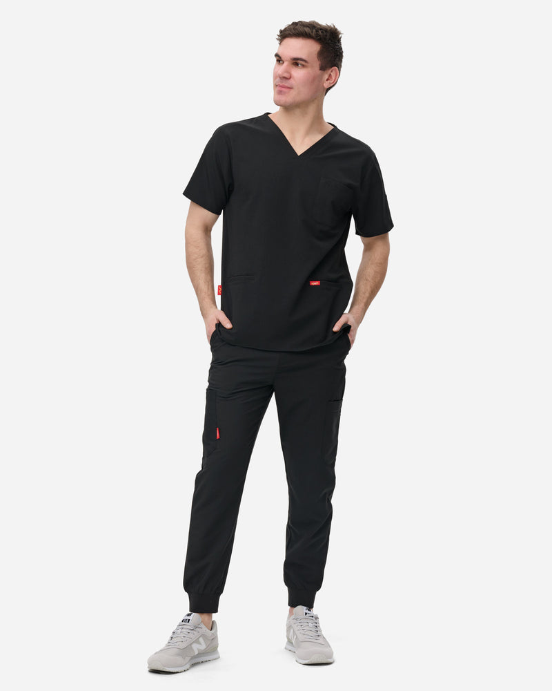 Mens 3-Pocket Scrub Top | P200