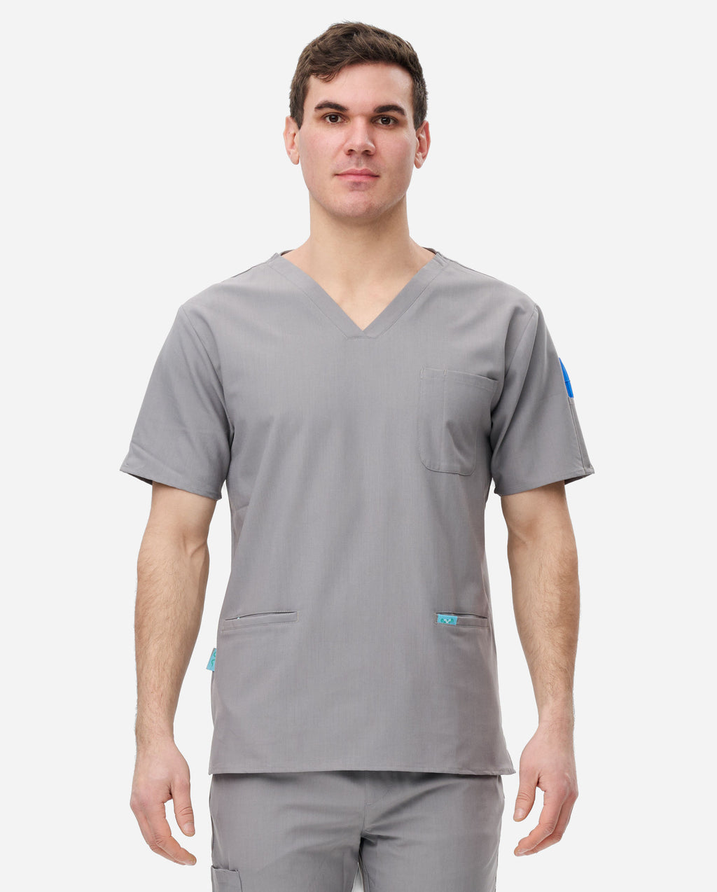 Mens 3-Pocket Scrub Top | P200