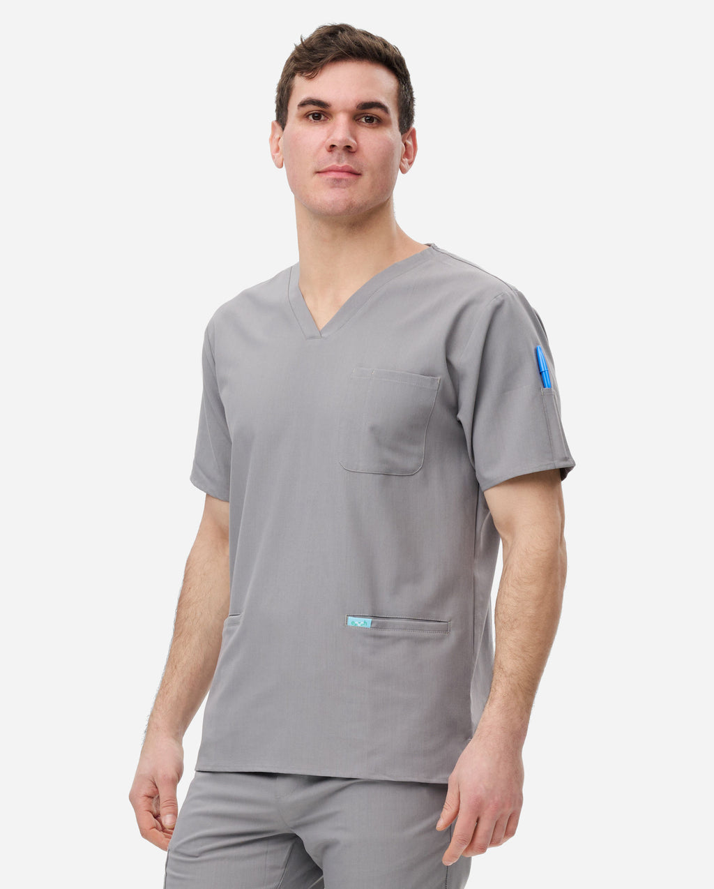 Mens 3-Pocket Scrub Top | P200