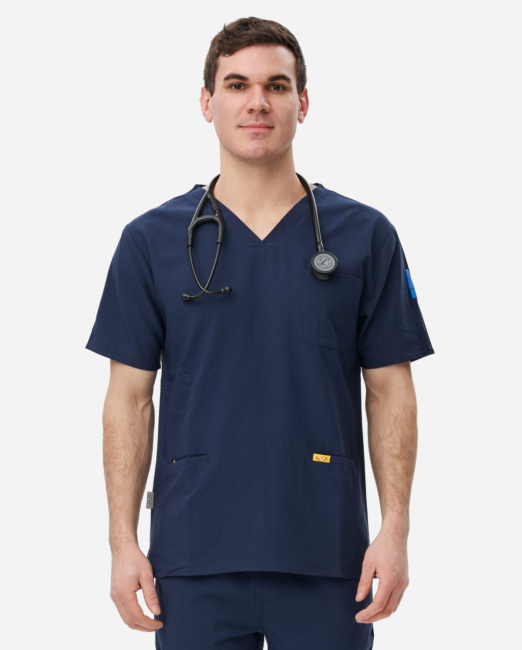 Mens 3-Pocket Scrub Top | P200